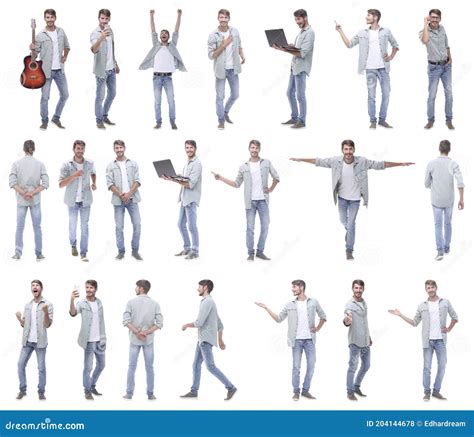 Collage De Portraits Du Type Gay Moderne Photo Stock Image Du Beau Jeans