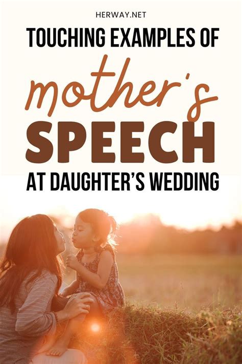 47 Touching Examples Of Mothers Speech At Daughters Wedding Bride