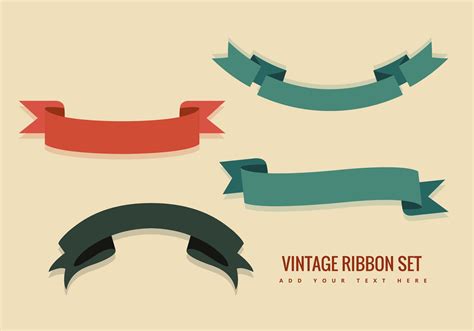 Vintage Ribbon Vectors 95166 Vector Art at Vecteezy