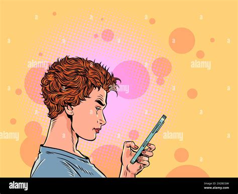 Concentracion telefonica Imágenes vectoriales de stock Alamy