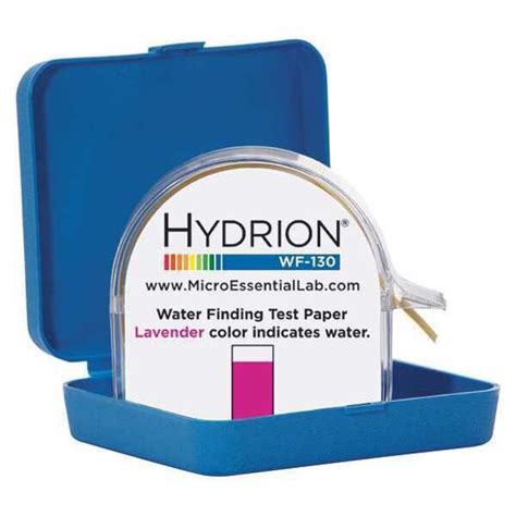 Hydrion Test Paper Strips, Water Finder 3VDU4 | Zoro