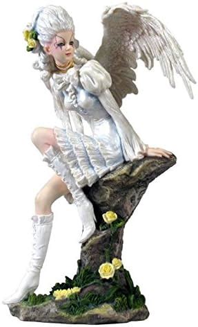 Gothic Angel in White Figurine - Fantasy & Fairy Gifts & Collectibles ...