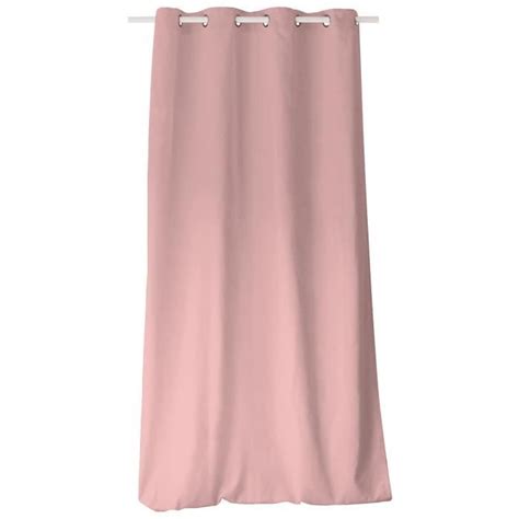 Rideau Tamisant En Pur Coton Vieux Rose X Cm Home Maison