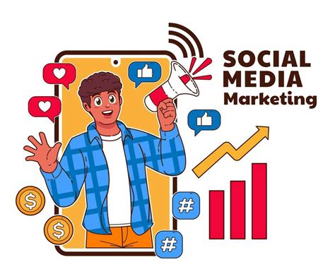 Social media marketing illustration 26562950 Vector Art at Vecteezy