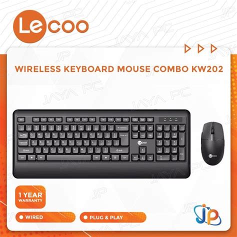 Jual Lecoo Kw Bundle Combo Office Wireless Keyboard Mouse Di Lapak