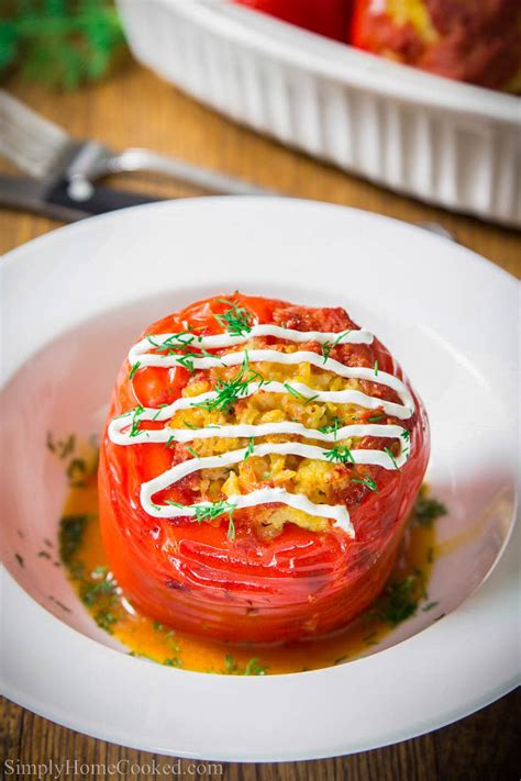 Chicken And Rice Stuffed Peppers Chef Cooking