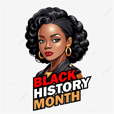 Woman Black History Month Vector Blackhistory Black History Month