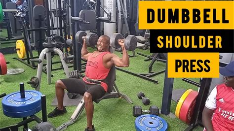 How To Do A Full Dumbbell Shoulder Press In Correct Form 💯 Youtube