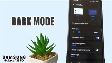 Cara Mengaktifkan Mode Gelap Di Hp Samsung A33 5G YouTube