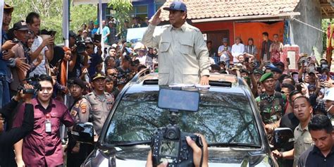 Prabowo Resmikan Bantuan Air Bersih Di Kabupaten Kuningan