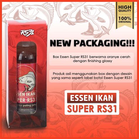 Jual RS31 Essen Ikan Super Secret Strike Essence Pancing Aroma Gurih