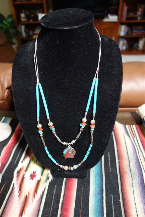 Native American Southwest Inspired Turquoise Silver A Gem