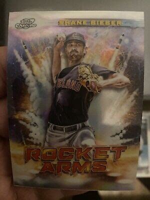 Topps Cosmic Chrome Rocket Arms Ra Shane Bieber Cleveland