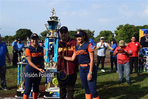 Secretaría del FSLN campeón del Campeonato Softbol Policía Nacional