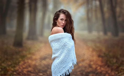 Wallpaper Women Model Brunette Depth Of Field Katy Sendza