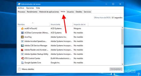 C Mo Quitar Aplicaciones Del Inicio De Windows Para Que Cargue M S