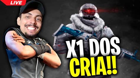 Free Fire Ao Vivo X Dos Cria Jogando Inscritos Sala