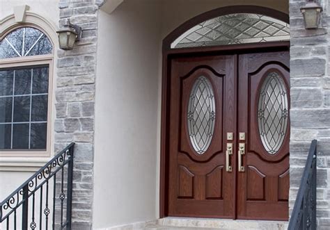 Fiberglass Double Front Doors With Glass Glass Designs