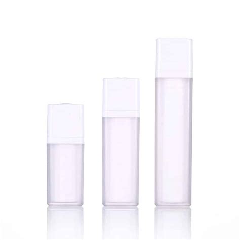 Crystal Clear Acrylic Airless Pump Bottles For Radiant Skin Ybj