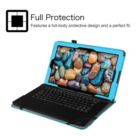 11.6" Tablet Case RCA Galileo Pro/RCA HD/Maven Leather Cover 2 in 1 Blue Color