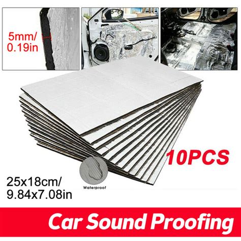 Automotive Engine Heat Sound Noise Insulation Absorb Padding Shield Car