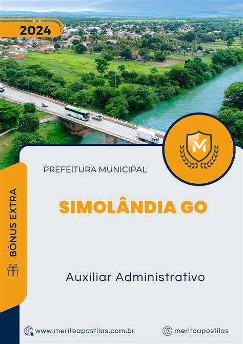 Apostila Auxiliar Administrativo Prefeitura De Simol Ndia Go