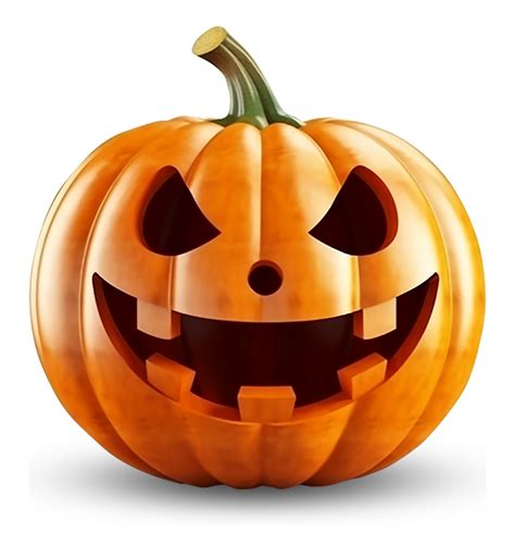 Halloween Pumpkin Element Isolated On Transparent Background