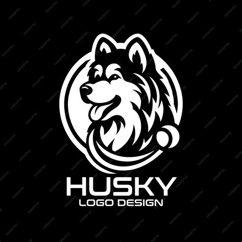 Premium Vector | Husky Vector Logo Design