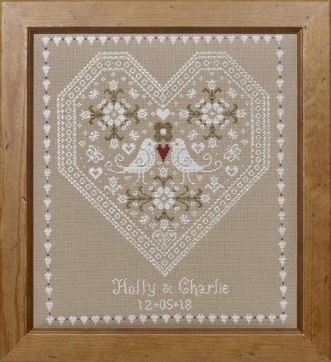 Love Birds Wedding Sampler Cross Stitch Kit Only £2490