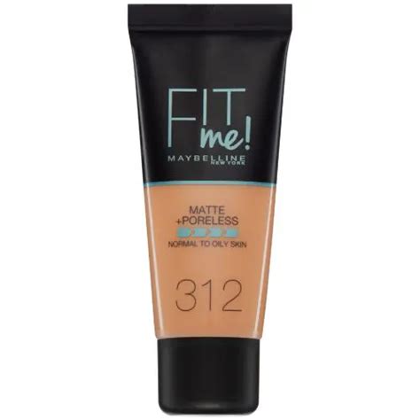 Maybelline Fit Me Matte And Poreless Foundation 312 Golden Kenya