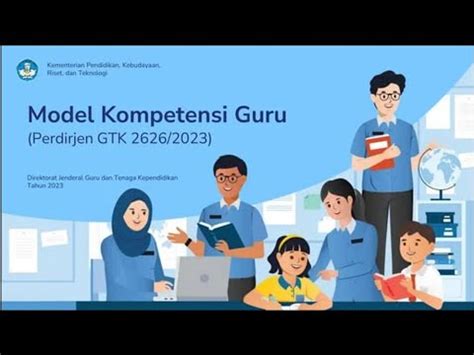 Ini 4 Model Kompetensi Guru Terbaru Sesuai Perdirjen GTK No 2626 Tahun