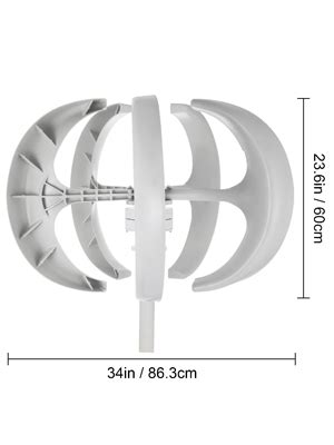 VEVOR Generatore Di Turbine Eoliche A Forma Di Lanterna 600W