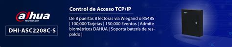 Dahua Dhi Asc C S Control De Acceso Tcp Ip Puertas