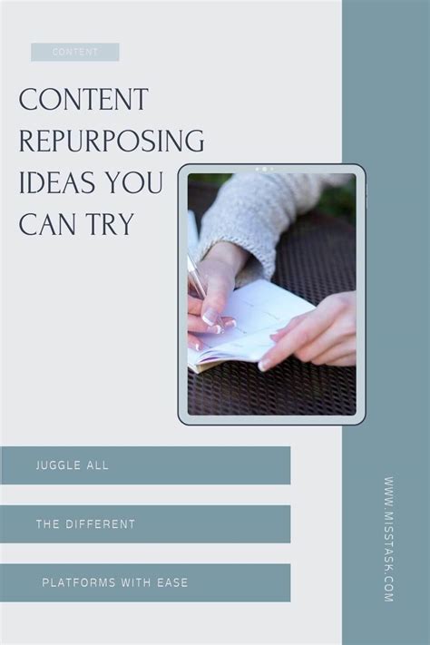 Content Repurposing Ideas You Can Try - Miss Task | Content Systems ...