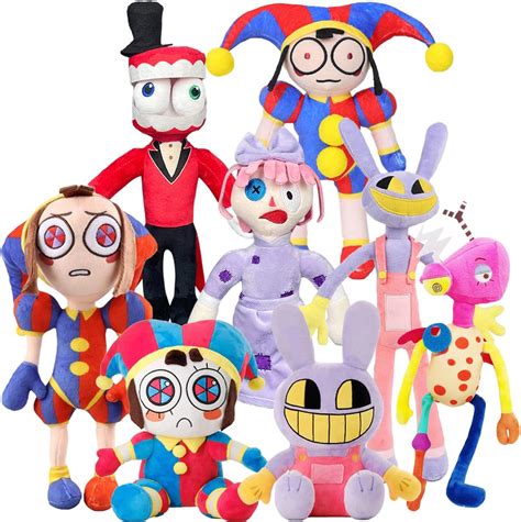 Aikerl The Amazing Digital Circus Paquete De 8 Peluches