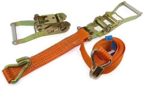 RS Polyester Web Sling 5 Ton Rachet Belts Ratchet Tie Down With Flat