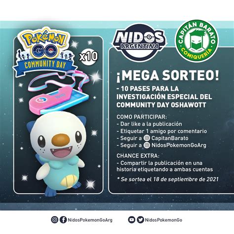 Nidos Pokémon GO Argentina on Twitter MEGA SORTEO POR 10 PASES