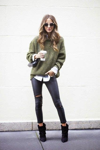 20 Chic Looks With Oversized Sweaters Pretty Designs