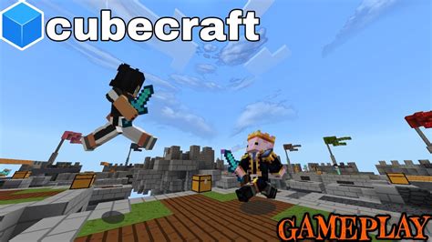 MINECRAFT CUBECRAFT SKYWARS SOLO GAMEPLAY WITH NEW CUSTOMISE CONTROL