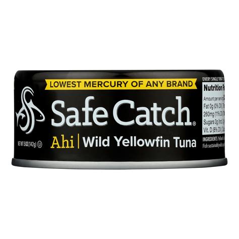 Safe Catch Tuna Ahi Wild Yellowfin Case Of Oz Walmart