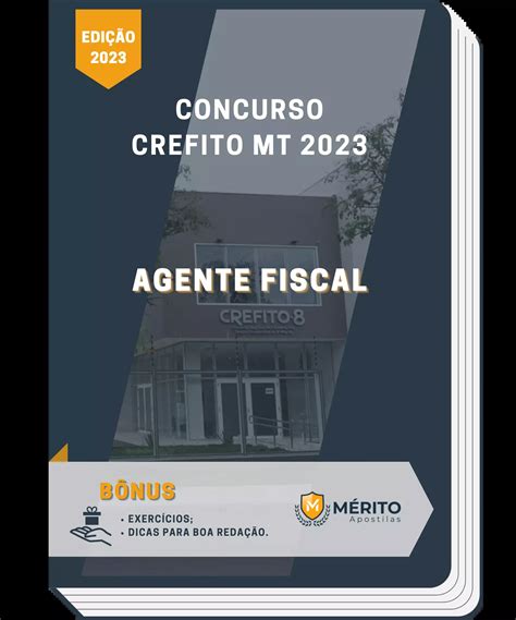 Apostila Agente Fiscal Concurso CREFITO MT 2023 Mérito Apostilas