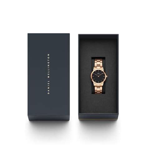 Iconic Link Rose Gold Black 36mm Daniel Wellington Daniel