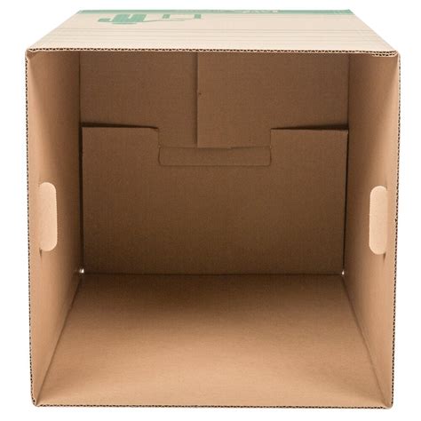 Lavex 40 Gallon Kraft Square Corrugated Cardboard Trash And Recycling