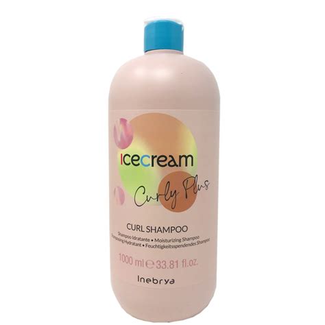 INEBRYA ICE CREAM CURLY PLUS SHAMPOO CAPELLI RICCI MORINGA 1000ML