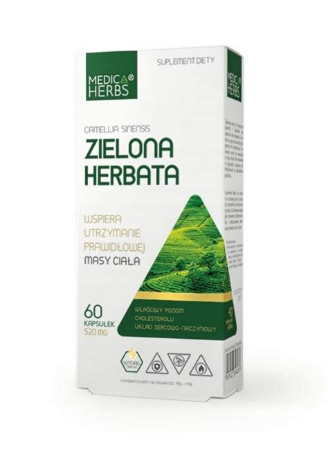 Medica Herbs Egcg Ekstrakt Herbata Green Tea Mg Allegro Pl