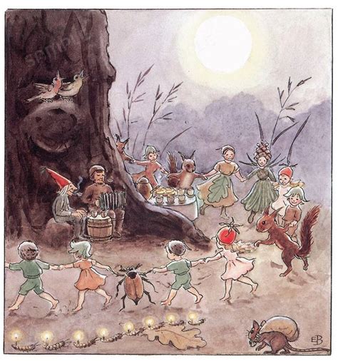 Fairy Ring, Fun Fall Fairies, Vintage Image by Children's Book ...