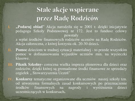 Ppt Rada Rodzic W Szko Y Podstawowej Nr Im Prof Stefana Banacha