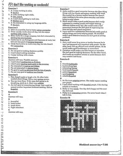 Interchange English Textbook Workbook Answers Unit Off