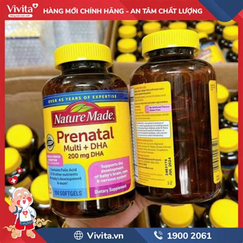 Nature Made Prenatal Multi Dha B Sung Vitamin Cho M B U