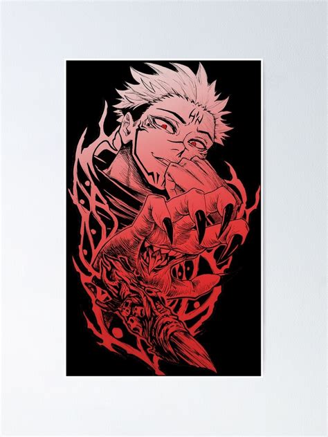 Jujutsu Kaisen Sukuna Jujutsu Kaisen Poster For Sale By Ricon Otaku